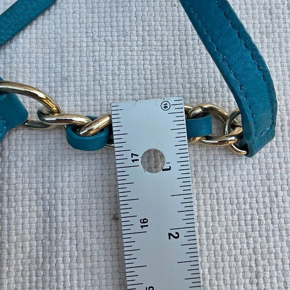 Kate spade blue leather crossbody